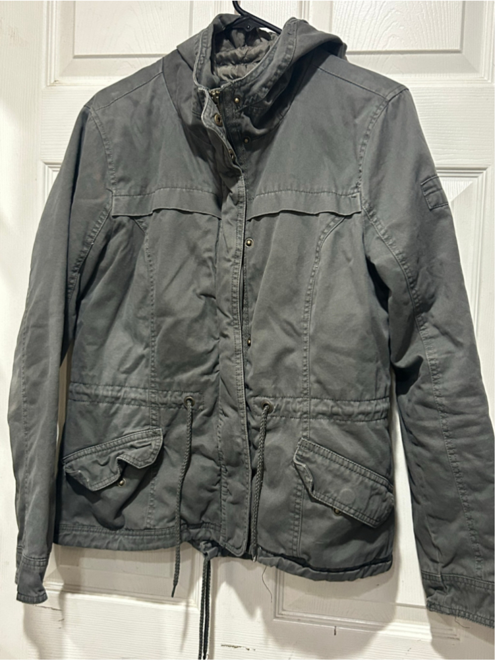 Women's Full Tilt Utility Jacket Size L Grey
